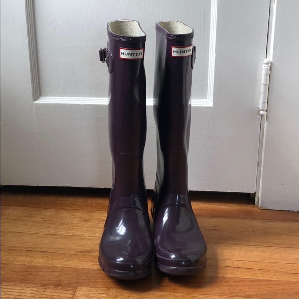Tall Gloss Hunter Rain Boots